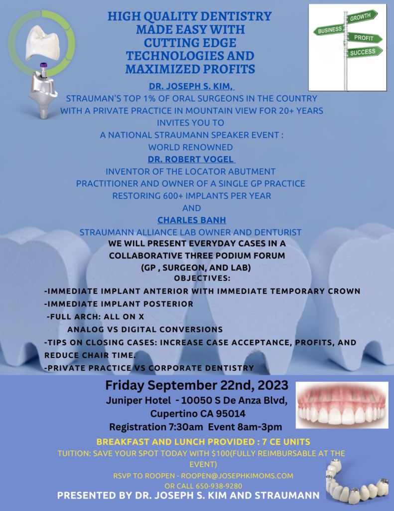 Cutting Edge Implant Master Class​ invitation